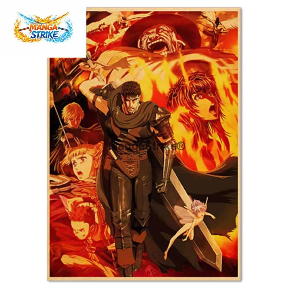 Poster Berserk - Guts ’La Vengeance du Guerrier’