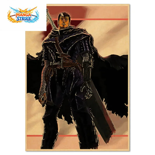 Poster Berserk - Guts ’Le Guerrier Solitaire’