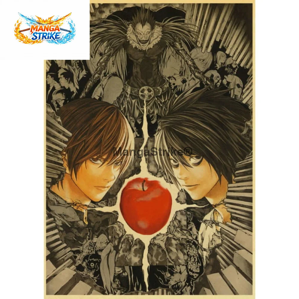 Poster Death Note - L x Kira - Kira x L