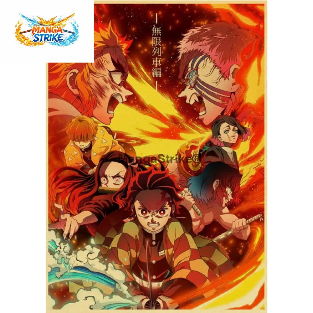 Poster Demon Slayer - Arc du Train de l’infini ’2nd partie’ - Poster Train de l’infini