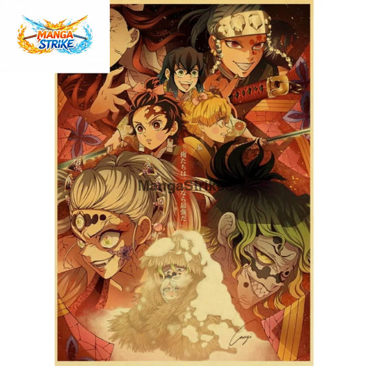 Poster Demon Slayer - Arc quartier des plaisirs - Poster Quartier des plaisirs
