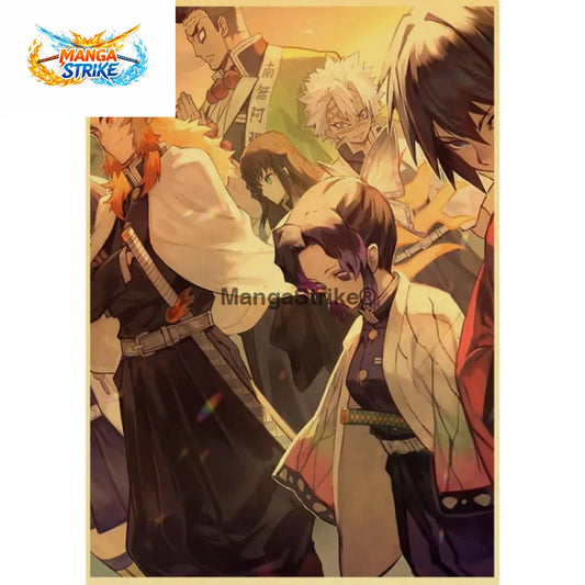 Poster Demon Slayer - des Piliers (Hashira) - Poster des Piliers