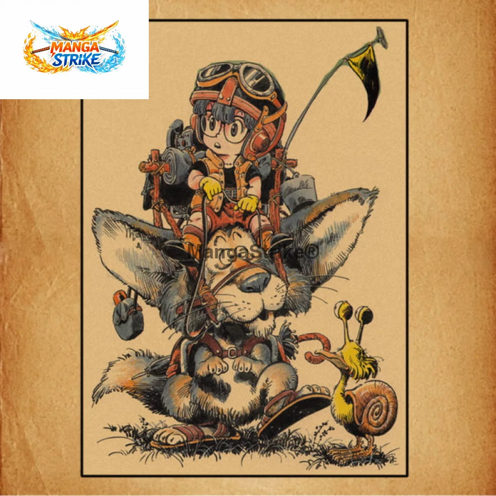 Poster Dragon Ball Z - Aralé - Arale