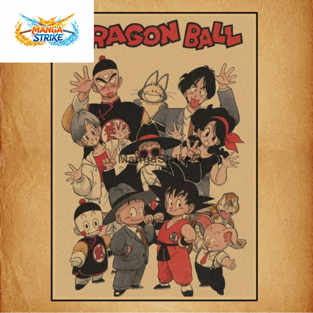 Poster Dragon Ball Z - Equipe Z Family - Z Family