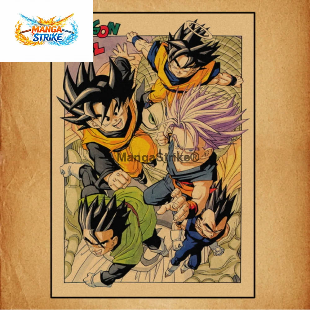 Poster Dragon Ball Z - Equipe Z - Z Fighters