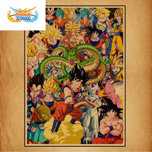 Poster Dragon Ball Z - Z Fighters - Z Fighters