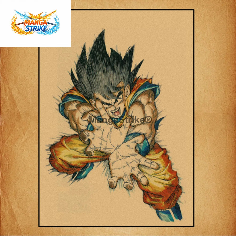 Poster Dragon Ball Z - Goku Kamehameha - Son Goku