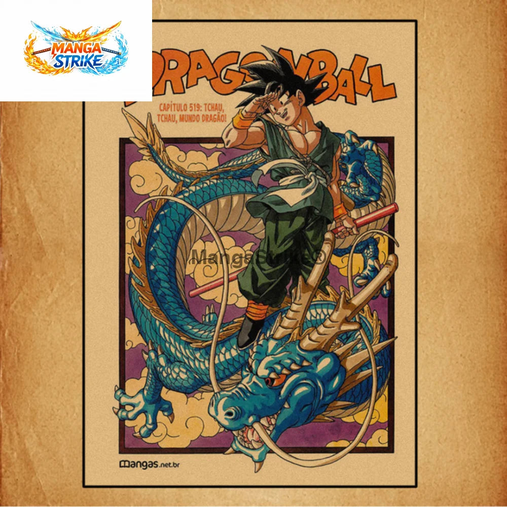 Poster Dragon Ball Z - Goku ’Ryû’ - Son Goku ’ Dragon Magique’