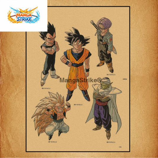 Poster Dragon Ball Z - Z Squad - Z Fighters