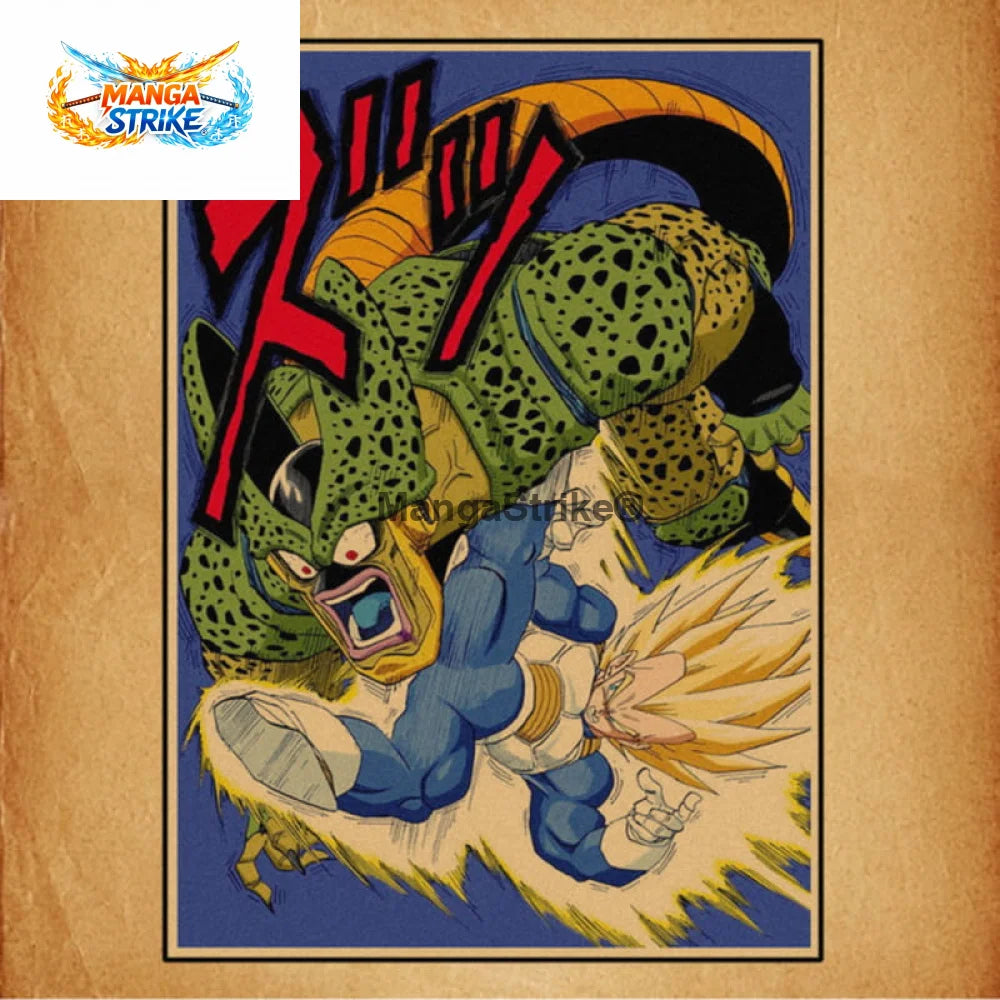 Poster Dragon Ball Z - Super Vegeta - Super Vegeta