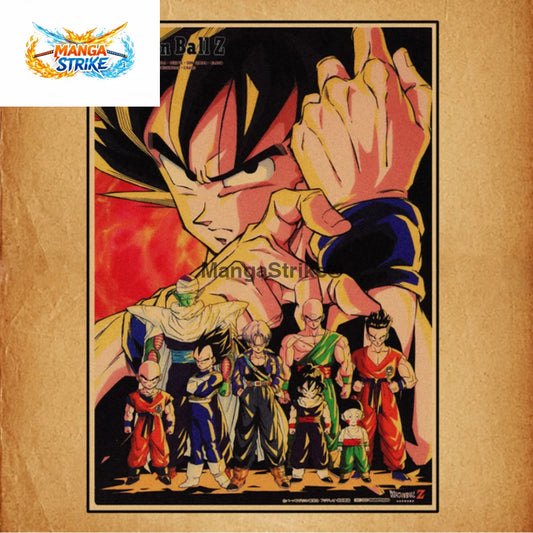 Poster Dragon Ball Z - Z Team - Z Fighters