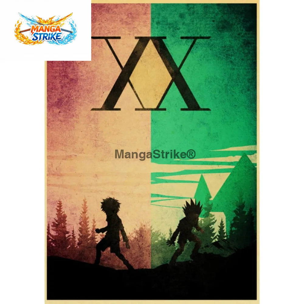 Poster Hunter x Hunter - Gon et Kirua - Gon et Kirua