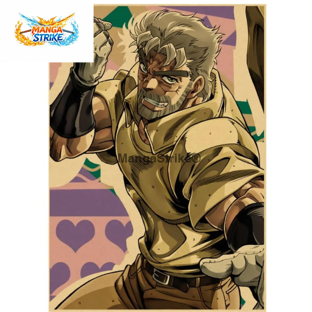 Poster Jojo’s Bizarre Adventure - Joseph Joestar - Joseph Joestar