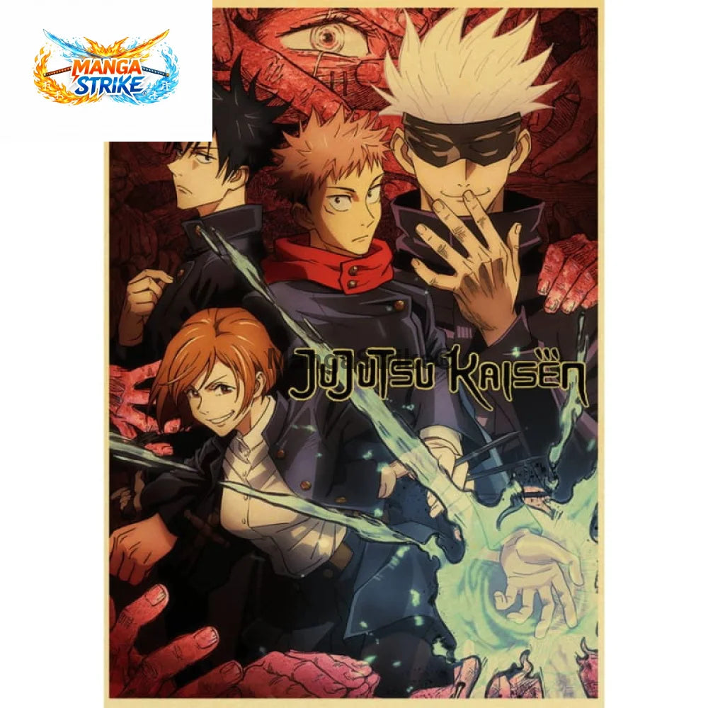 Poster Jujutsu Kaisen - Lycée Jujutsu Tokyo - Jujutsu High Tokyo