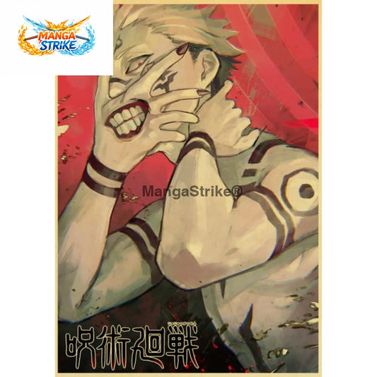 Poster Jujutsu Kaisen - Sukuna ’Le Roi des Fléaux’ - Sukuna le Roi des Fléaux