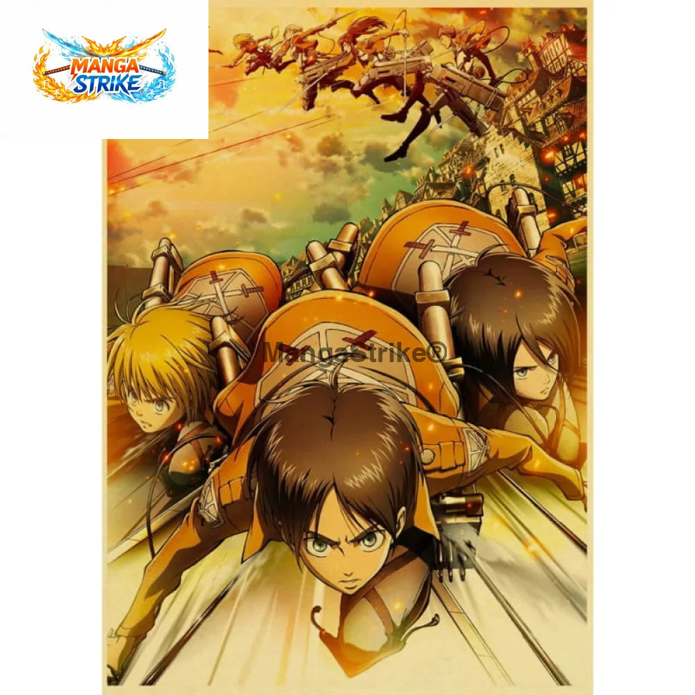 Poster L’Attaque des Titans - Bataillon d’exploration - Bataillon d’exploration