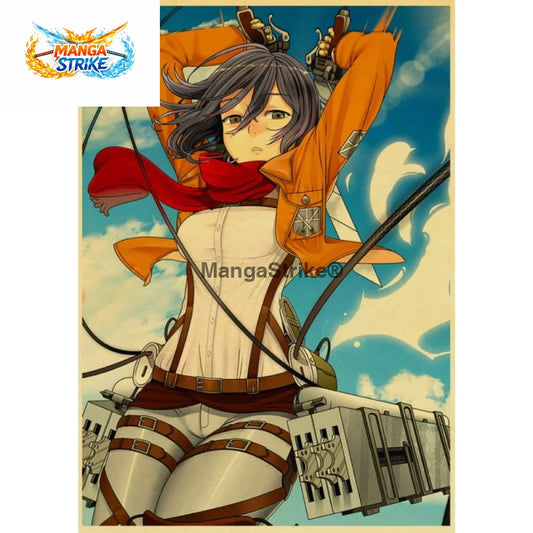 Poster L’Attaque des Titans - Mikasa - Mikasa