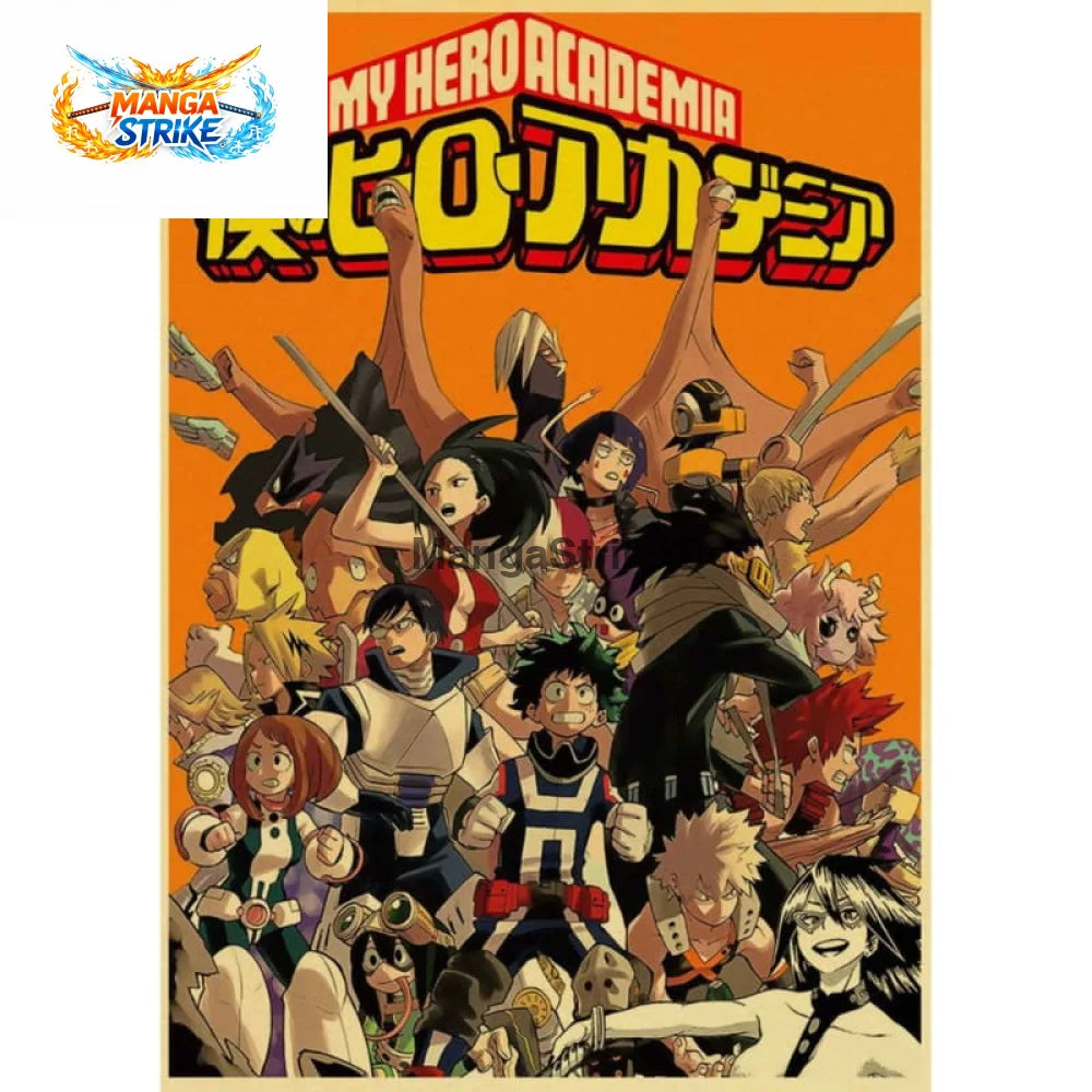 Poster My Hero Academia - Lycée Yuei - Lycée Yuei