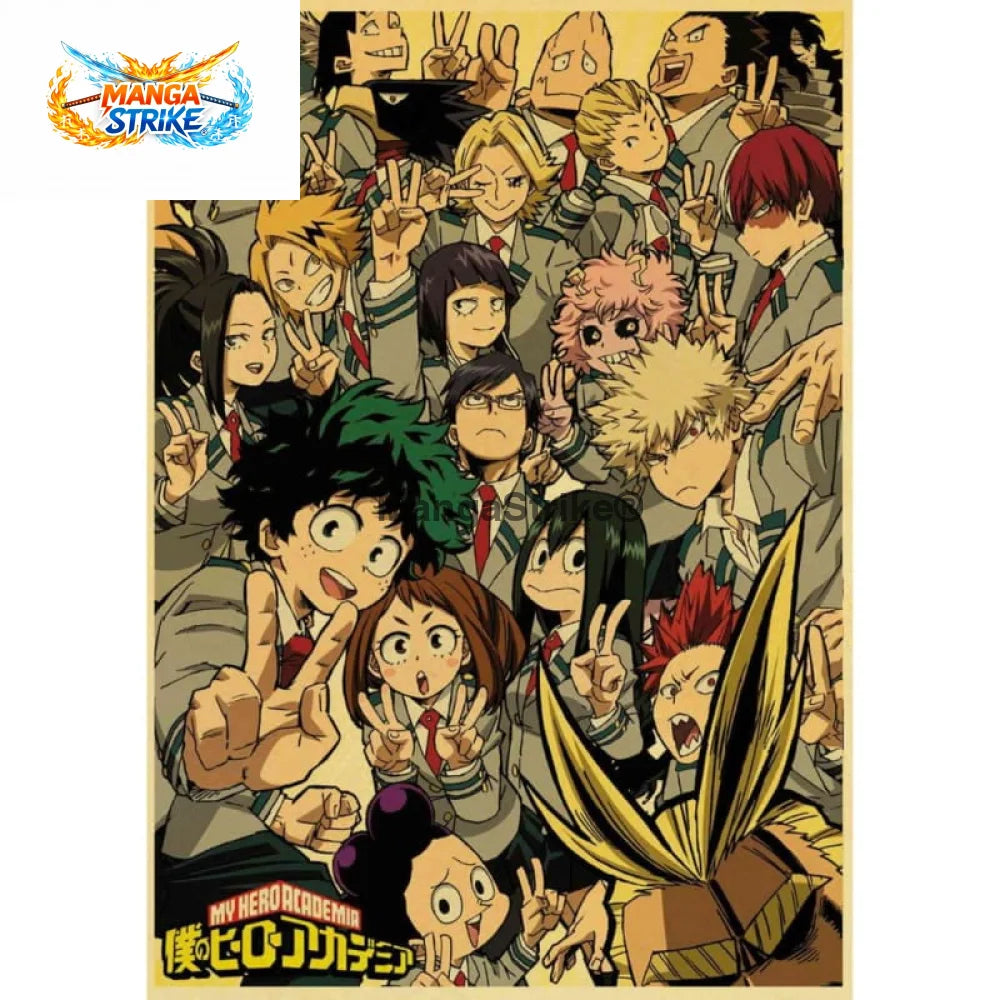 Poster My Hero Academia - Seconde A de Yuei - Seconde A de Yuei