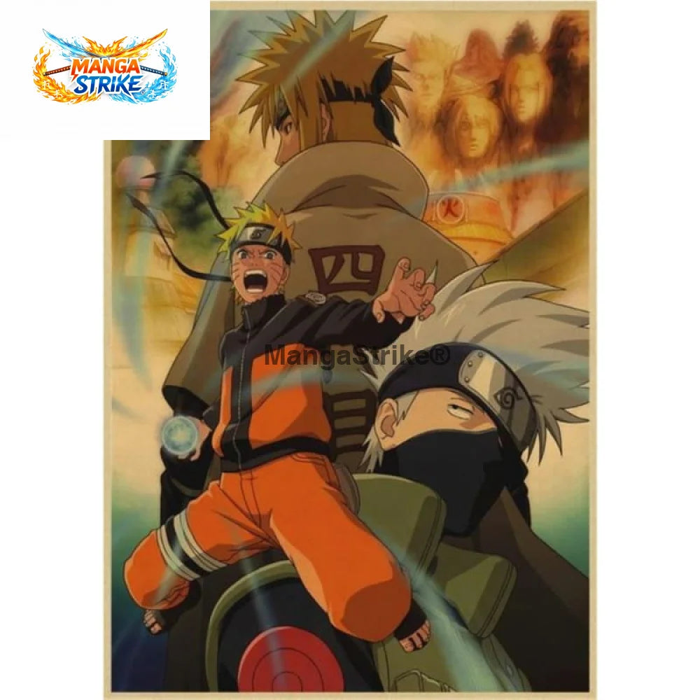 Poster Naruto - Héritage du 4ième Hokage - Poster héritage du 4ième Hokage