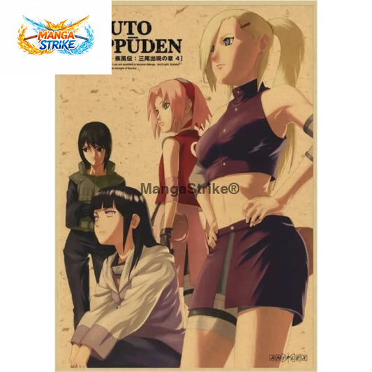 Poster Naruto - Kunoichi de Konoha - Poster Kunoichi de Konoha