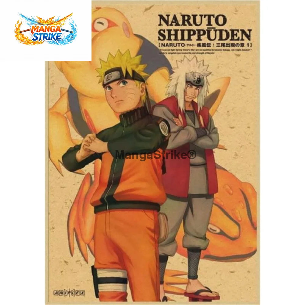 Poster Naruto - Les Ermites des crapauds - Poster Ermites des crapauds