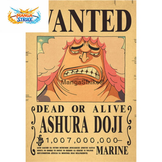 Poster One Piece - Wanted Ashura Doji - Poster Wanted Ashura Doji