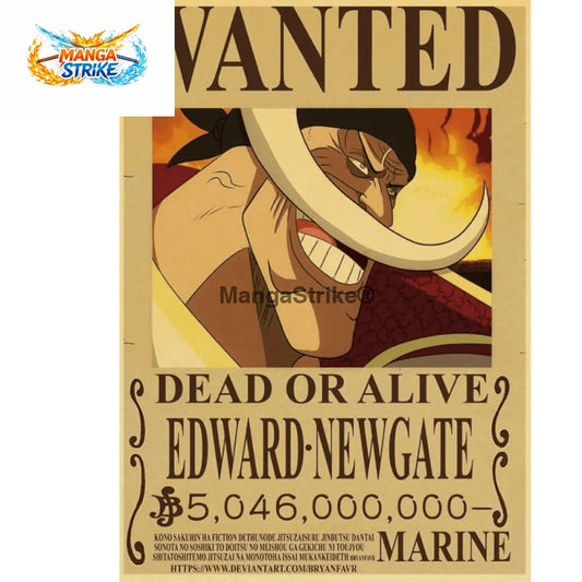 Poster One Piece - Wanted Barbe Blanche - poster