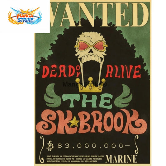 Poster One Piece - Wanted Brook - poster
