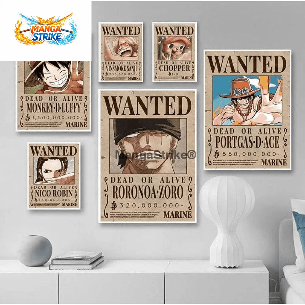 Poster One Piece - Wanted Franky - Frankie - bijoux