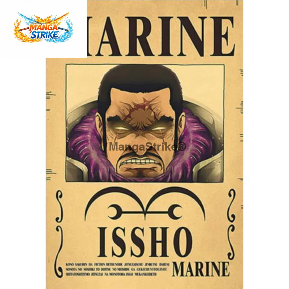 Poster One Piece - Wanted Fujitora - Poster Wanted Fujitora