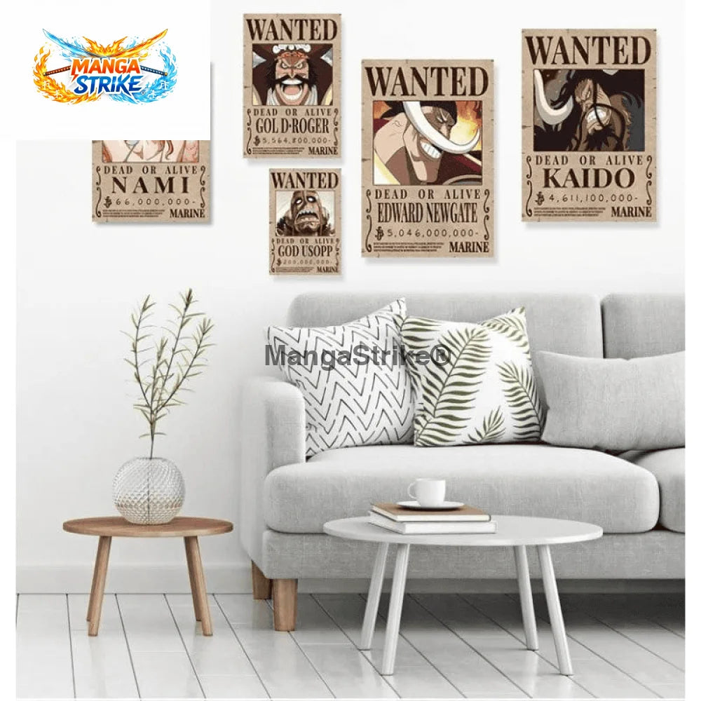 Poster One Piece - Wanted Gol D. Roger - Gol D.Roger - bijoux