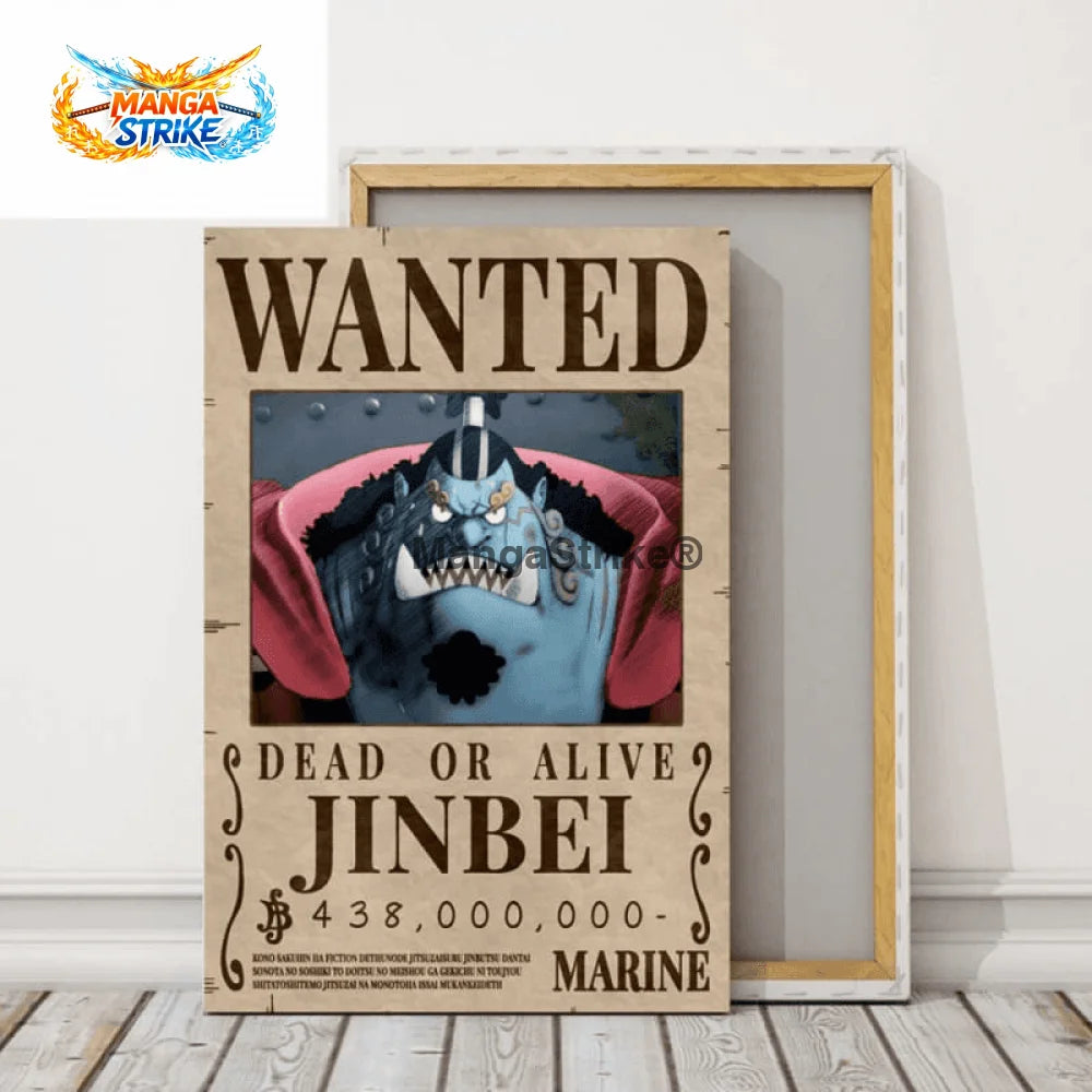 Poster One Piece - Wanted Jinbe - Jinbe - bijoux