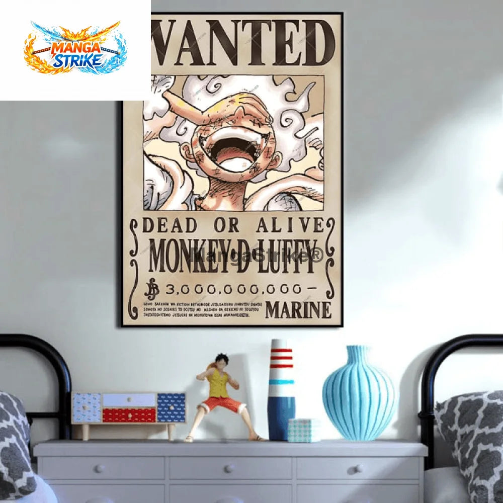 Poster One Piece - Wanted Luffy ’Yonko’ - Poster Wanted Luffy Yonko - bijoux