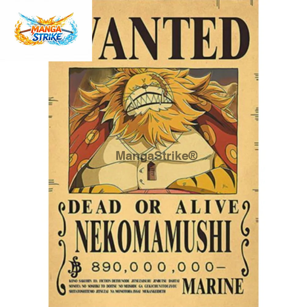 Poster One Piece - Wanted Nekomamushi - Poster Wanted Nekomamushi