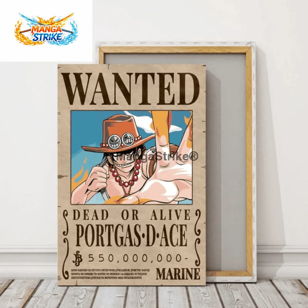 Poster One Piece - Wanted Portgas D. Ace - Portgas D. Ace - bijoux