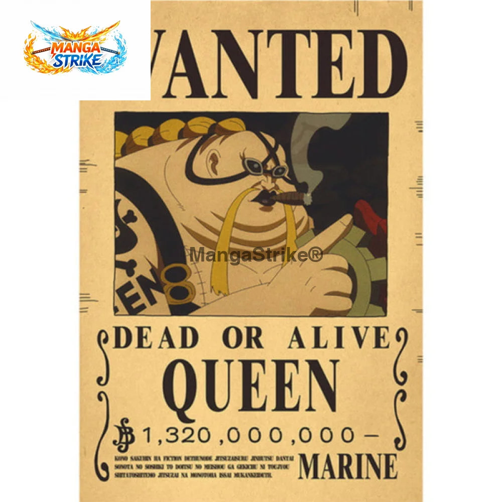 Poster One Piece - Wanted Queen - Poster Wanted Queen