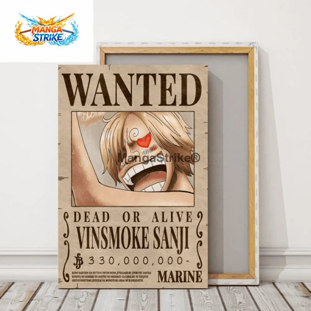 Poster One Piece - Wanted Vinsmoke Sanji - Sanji - bijoux