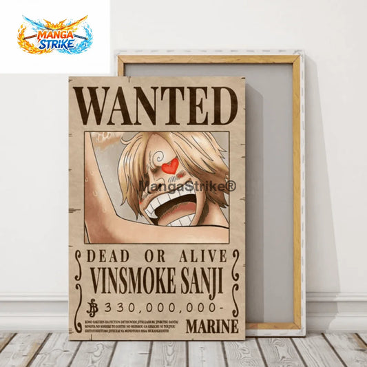 Poster One Piece - Wanted Vinsmoke Sanji - Sanji - bijoux