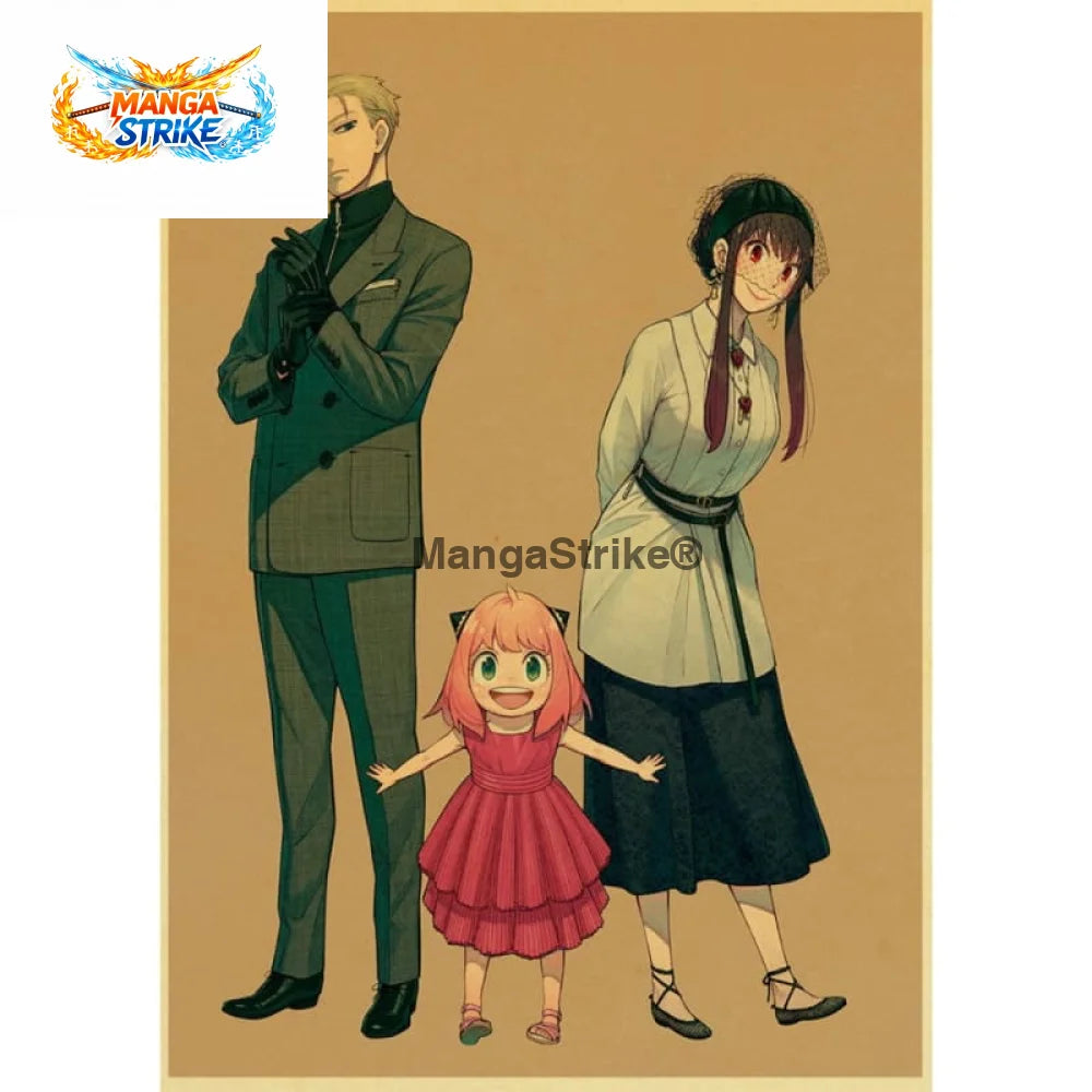 Poster Spy x Family - Famille Forger - Poster Famille Forger