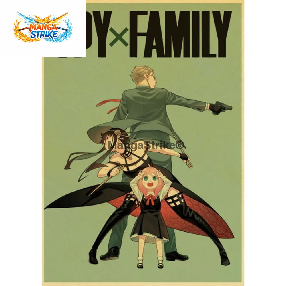 Poster Spy x Family - Forger Family ’Combat’ - Poster Forger Family ’Combat’