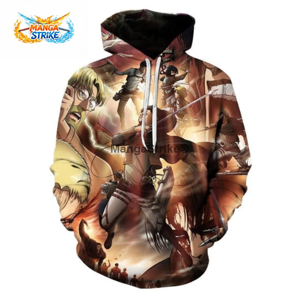 Pull Attaque des Titans - Bataille de Shiganshina - XS