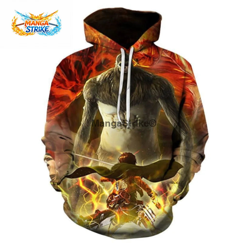 Pull Attaque des Titans - Eren vs Titan Bestial - XS