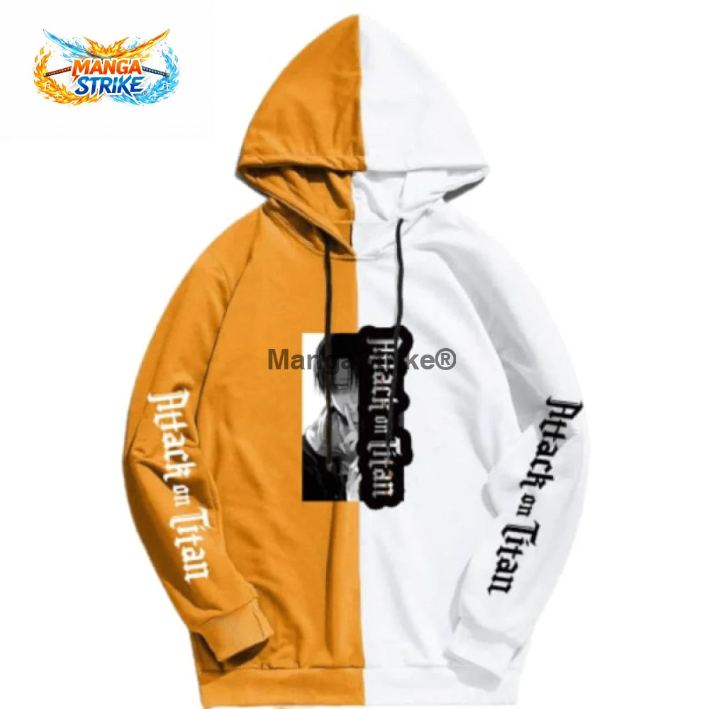 Pull Attaque des Titans - Livaï Ackerman - Jaune Moutarde / S