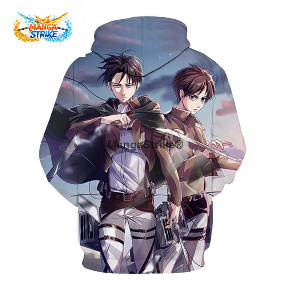 Pull Attaque des Titans - Livaï x Eren