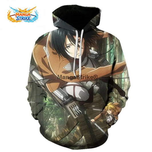 Pull Attaque des Titans - Mikasa Ackerman - XS