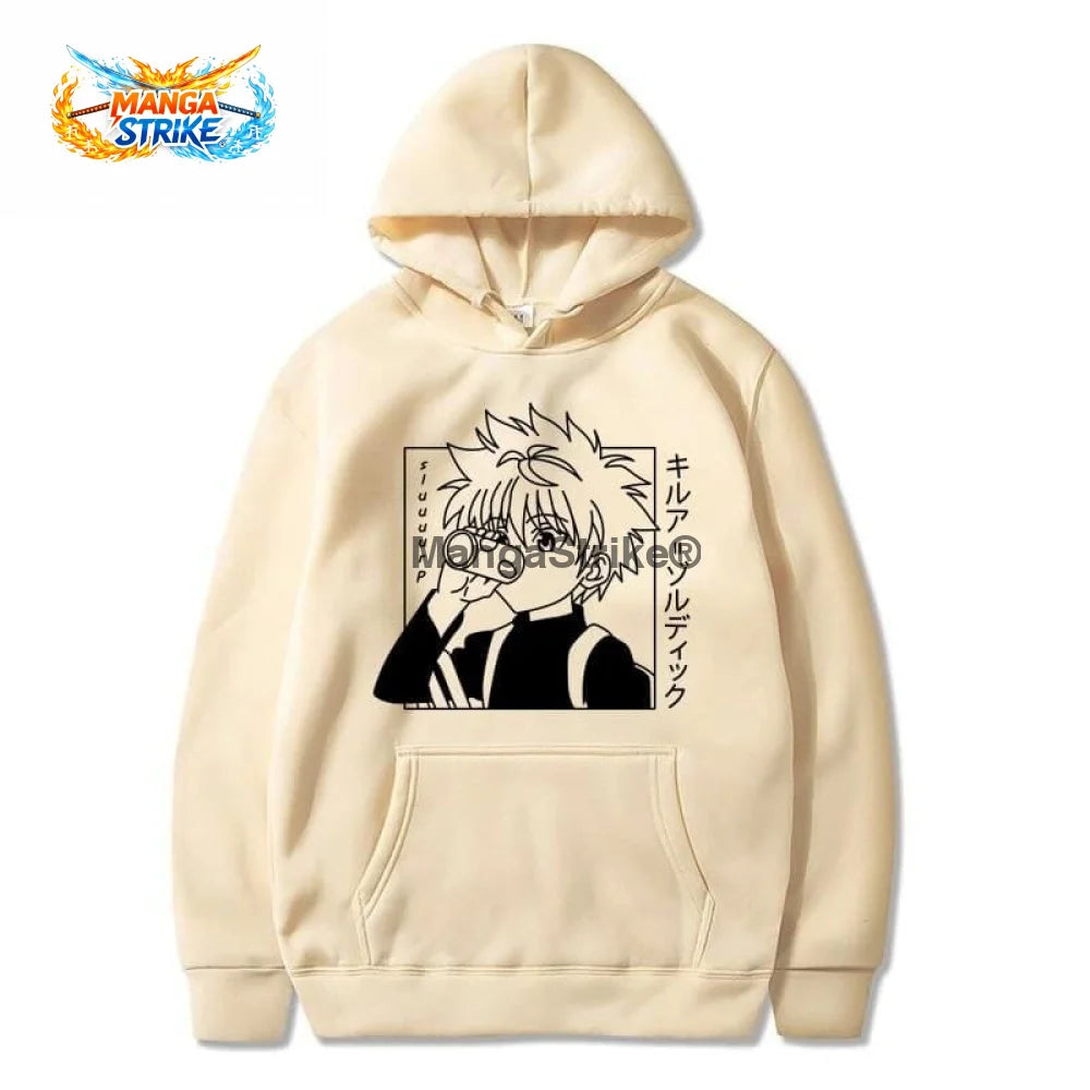 Pull Hunter x Hunter - Kirua - Beige / XS - pull