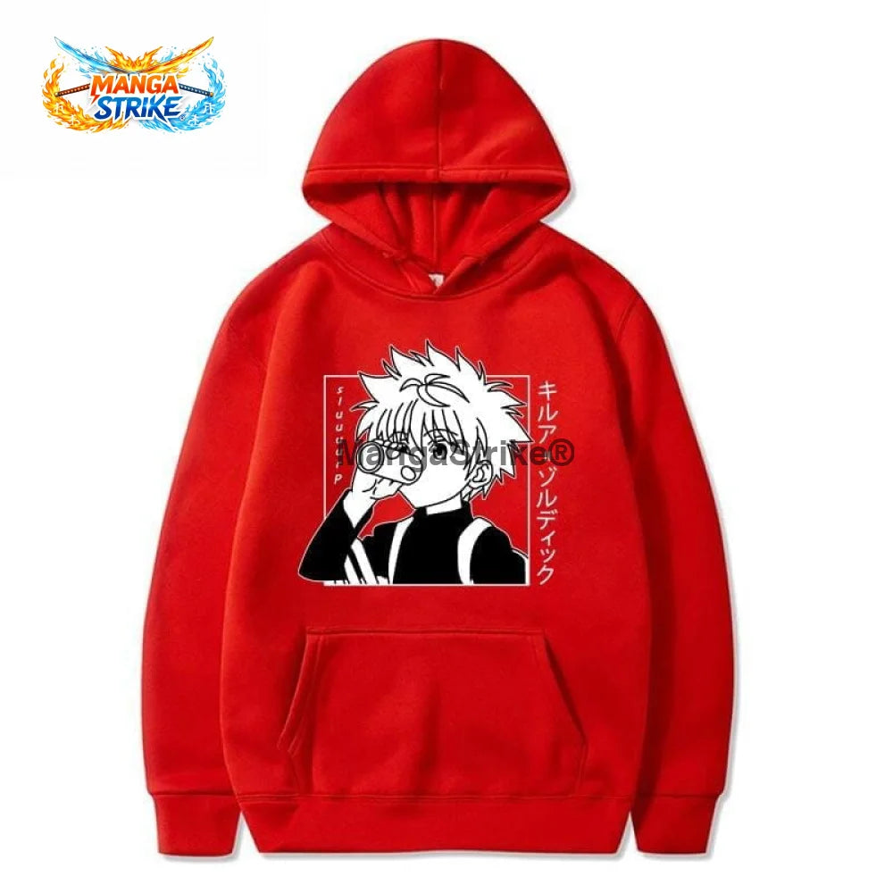 Pull Hunter x Hunter - Kirua Zoldik - Rouge / XS - pull