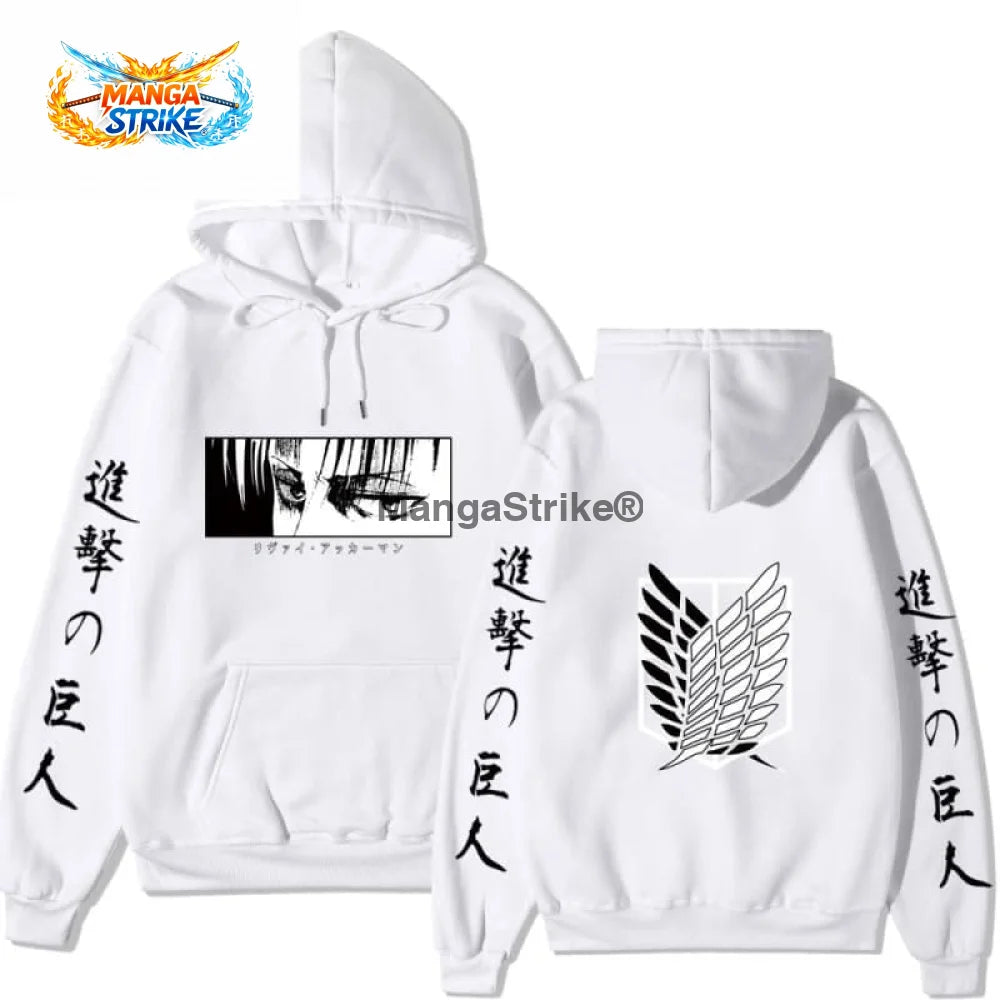 Pull Levi Ackerman- Attaque des Titans - Blanc / S