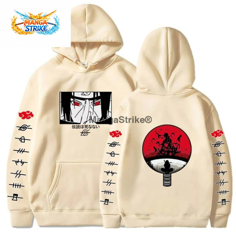 Pull Naruto - Itachi Uchiwa - Beige / XS